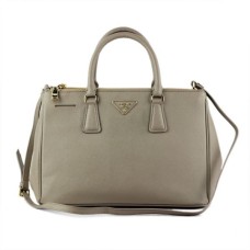 Geantă de mână Prada 2274 gri cu model încrucișat