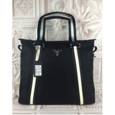 Geantă tote din pânză pentru bărbați Prada 12096 Neagră