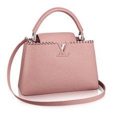 Geantă Louis Vuitton M42724 Capucines PM din piele Taurillon