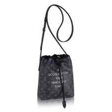 Geantă crossbody Louis Vuitton M43418 Nano Bag Monogram Eclipse Canvas