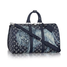 Geantă de voiaj Louis Vuitton M54129 Keepall 45 Bandouliere din pânză cu monogramă