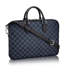 Servietă Louis Vuitton N63298 Dandy Canvas Damier Cobalt