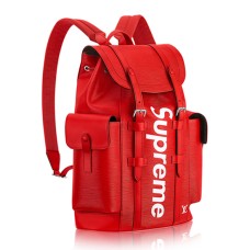 Rucsac Louis Vuitton x Supreme M53414 Christopher PM din piele Epi