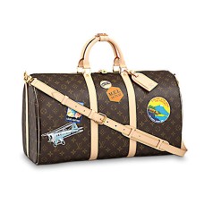 Geantă Louis Vuitton Keepall Bandouliere 45 P00153 Monogram Canvas My World Tour