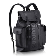 Rucsac Louis Vuitton x Supreme Christopher PM M53413 din piele Epi