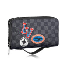 Portofel Louis Vuitton Zippy XL N64441 Damier Graphite Canvas