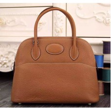 Geantă Hermes Bolide 31cm Togo din piele maro