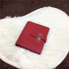 Portofel Hermes Bi-Fold H006 Roșu