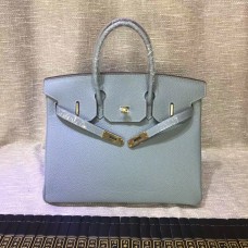 Genți de mână Hermes Birkin 30cm din piele Togo, albastre, aurii