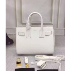 Saint Laurent Sac De Jour Geanta Mic Alb 22cm