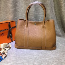 Geantă Hermes Garden Party, mare, 36 cm, maro
