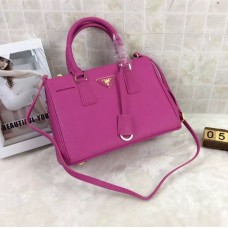 Geanta Prada Galleria 1801 Piele Saffiano 30cm Trandafir