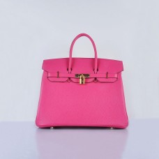 Genți de mână Hermes Birkin 35cm Togo din piele roz auriu