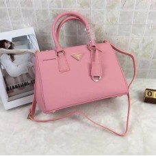 Geanta Prada Galleria 1801 Piele Saffiano 30cm Roz