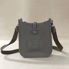 Geantă Hermes Mini Evelyne TPM Elephant Grey