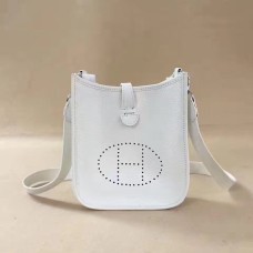 Geantă Hermes Mini Evelyne TPM Albă