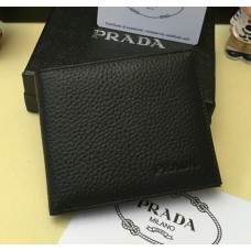 Portofel din piele pentru bărbați Prada 0335 Negru