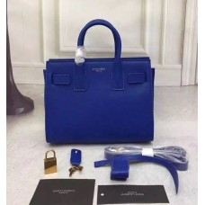 Saint Laurent Sac De Jour Tote Mic Albastru 22cm