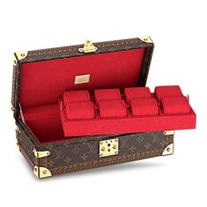 Carcasă pentru ceas Louis Vuitton M20039 cu 8 compartimente pentru bagaje rigide din pânză Monogram
