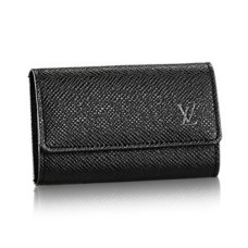 Louis Vuitton M30532 Suport pentru 6 chei din piele Taiga