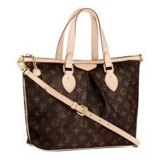 Geantă de umăr Louis Vuitton M40145 Palermo PM, canvas cu monogramă