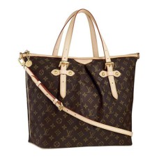 Geantă de umăr Louis Vuitton M40146 Palermo GM Canvas cu monogramă