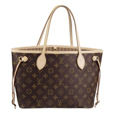Geantă de umăr Louis Vuitton M40155 Neverfull PM din pânză cu monogramă