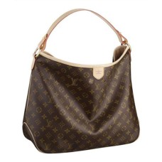 Geantă Louis Vuitton M40353 Delicioasă Monogram MM Hobo Bag Monogram Canvas