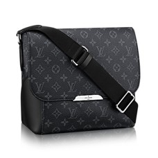 Geantă Louis Vuitton M40565 Messenger PM Explorer, canvas cu monogramă Eclipse