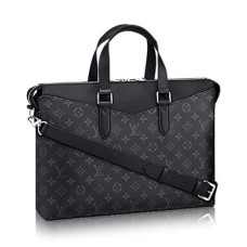 Servietă Louis Vuitton M40566 Explorer Servietă Monogram Eclipse Canvas
