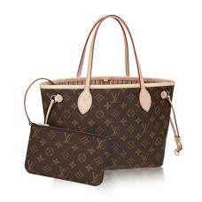 Geantă de umăr Louis Vuitton M41000 Neverfull PM din pânză cu monogramă