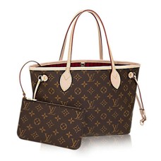 Geantă de umăr Louis Vuitton M41001 Neverfull PM din pânză cu monogramă