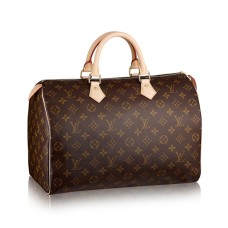 Geantă tote Louis Vuitton M41107 Speedy 35 din pânză cu monogramă