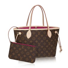 Geantă de umăr Louis Vuitton M41245 Neverfull PM din pânză cu monogramă