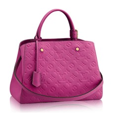 Louis Vuitton M41675 Montaigne MM Tote Bag Monogram Empreinte Leather