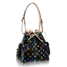 Geantă de umăr Louis Vuitton M42230 Petit Noe Pânză multicoloră monogramă