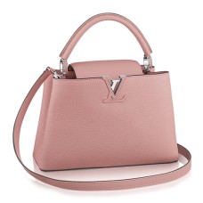 Geantă Louis Vuitton M42258 Capucines PM din piele Taurillon