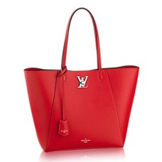 Geanta de umar Louis Vuitton M42290 Lockme Cabas din piele Taurillon