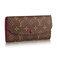 Portofel Louis Vuitton M60697 Emilie din pânză cu monogramă