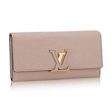 Portofel Louis Vuitton M61249 Capucines Taurillon Piele
