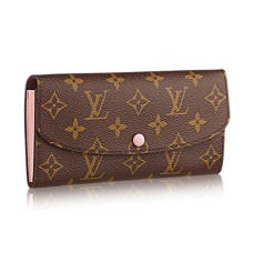 Portofel Louis Vuitton M61289 Emilie din pânză cu monogramă