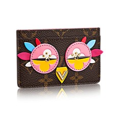 Portcard Louis Vuitton M61709, canvas cu monogramă