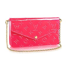 Portofel Louis Vuitton M61787 Felicie Chain Monogram Vernis
