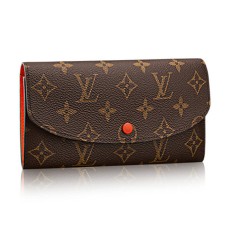 Portofel Louis Vuitton M62011 Emilie din pânză cu monogramă