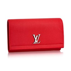 Portofel Louis Vuitton M62326 Lockme II din piele Taurillon