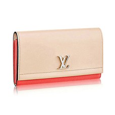 Portofel Louis Vuitton M62350 Lockme II din piele Taurillon