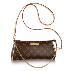 Clutch Louis Vuitton Eva M95567, canvas cu monogramă