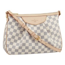 Louis Vuitton N41113 Siracusa PM Geanta Crossbody Damier Azur Canvas