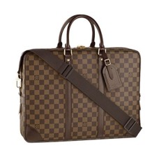 Louis Vuitton N41122 Porte-Documents Voyage GM Servieta Damier Ebene Canvas