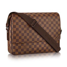Geanta Louis Vuitton N41149 Shelton MM Messenger Damier Ebene Canvas